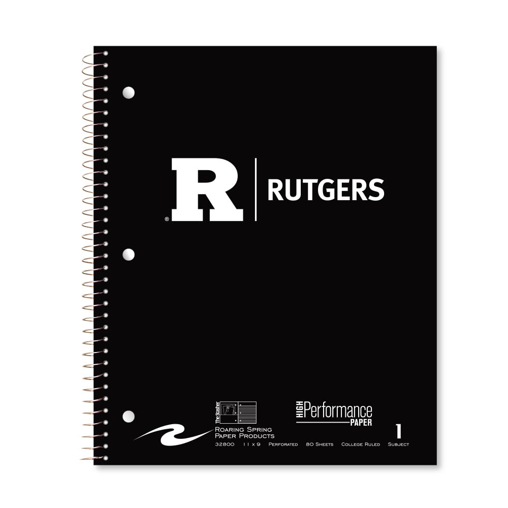 Roaring Premium 1 Subject Notebook, 8.5x11 College Ruled 20lb Paper, Pressboard Foil Cover
